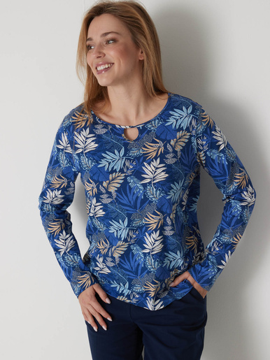 Tee-shirt encolure fantaisie