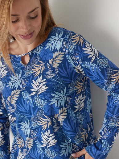 Tee-shirt encolure fantaisie