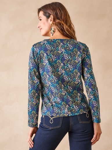 Tee-shirt encolure fantaisie