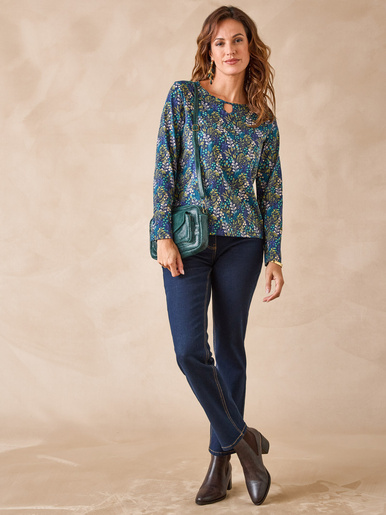 Tee-shirt encolure fantaisie