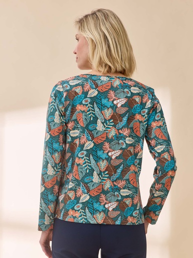 Tee-shirt encolure fantaisie