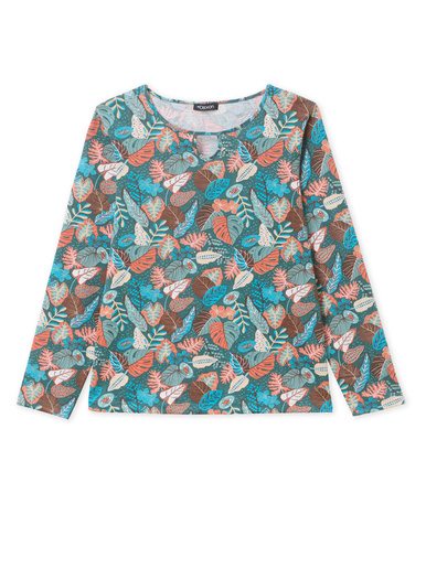 Tee-shirt encolure fantaisie