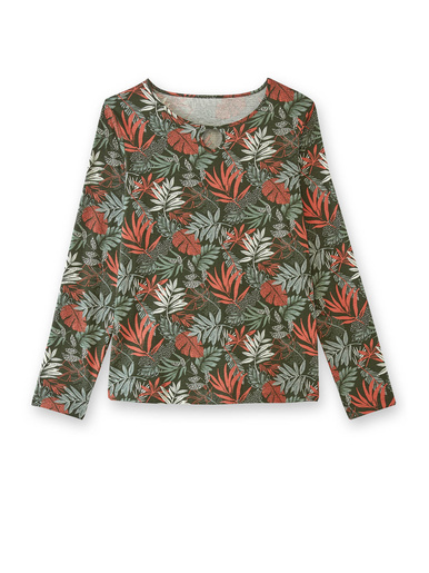 Tee-shirt encolure fantaisie