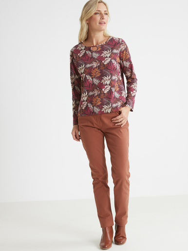Tee-shirt encolure fantaisie