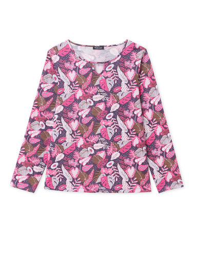 Tee-shirt encolure fantaisie
