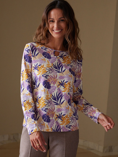 Tee-shirt encolure fantaisie