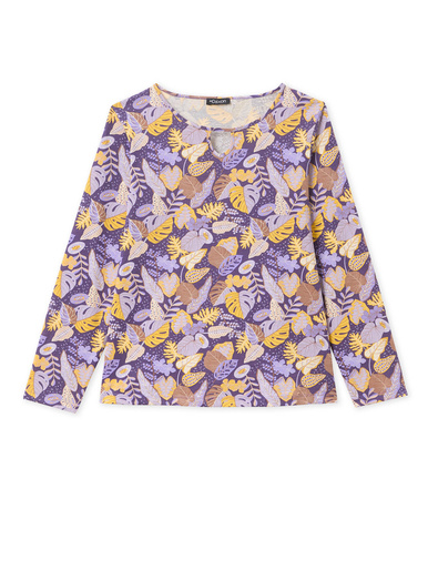 Tee-shirt encolure fantaisie