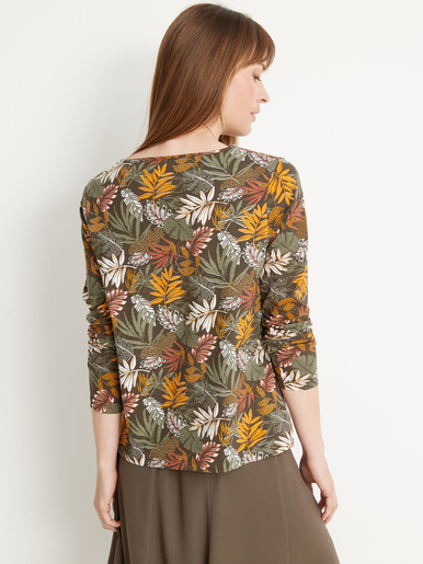 Tee-shirt encolure fantaisie