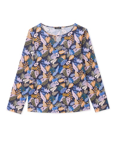 Tee-shirt encolure fantaisie