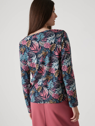 Tee-shirt encolure fantaisie