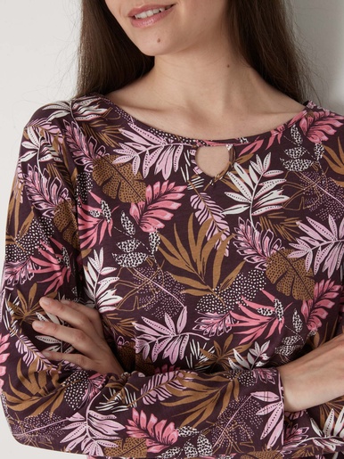 Tee-shirt encolure fantaisie