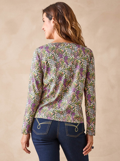 Tee-shirt encolure fantaisie