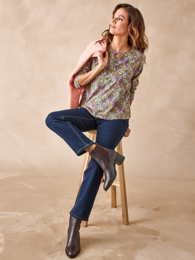 Tee-shirt encolure fantaisie