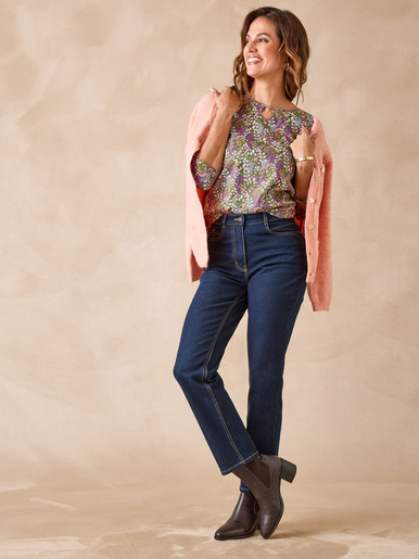Tee-shirt encolure fantaisie