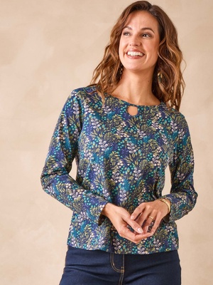 Tee-shirt encolure fantaisie