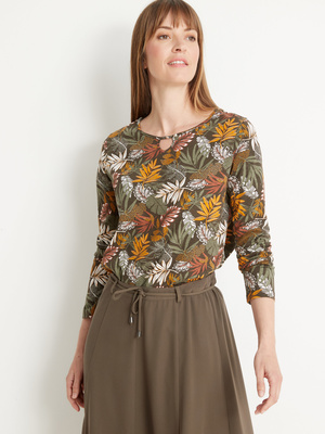 Tee-shirt encolure fantaisie