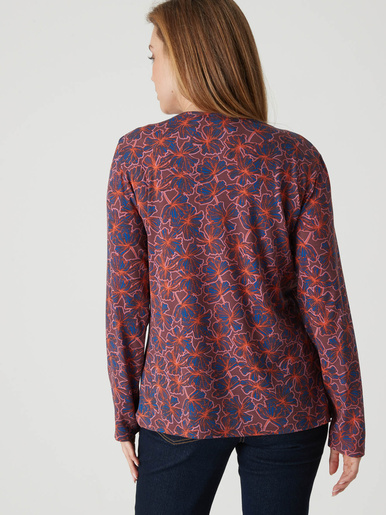 Tee-shirt avec dentelle à l'encolure