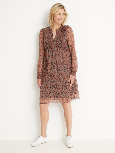 Robe en voile doublé