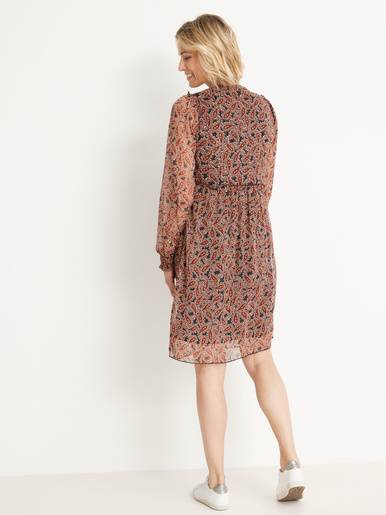 Robe en voile doublé
