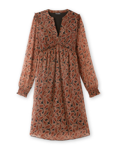 Robe en voile doublé