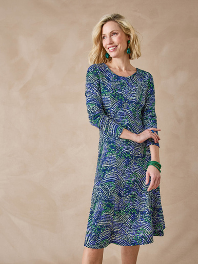 Robe en maille fluide