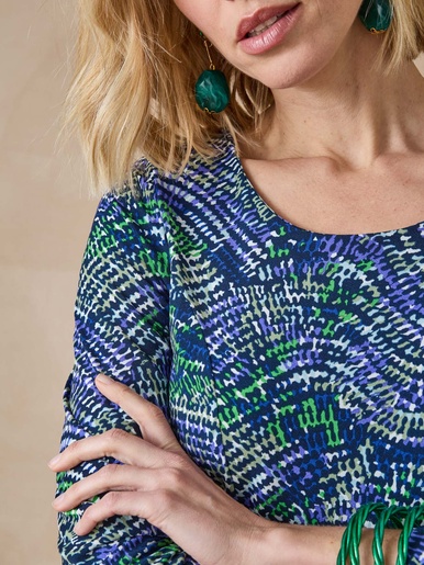 Robe en maille fluide