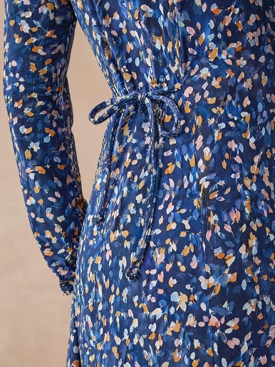 Robe en maille fluide