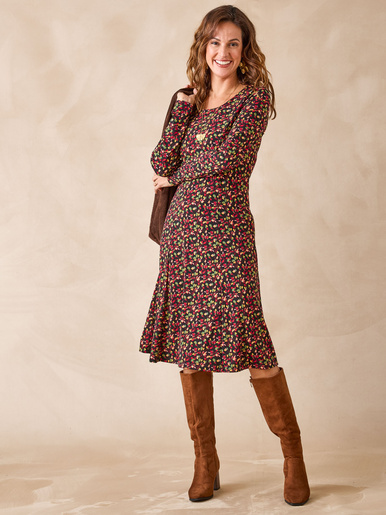 Robe en maille fluide
