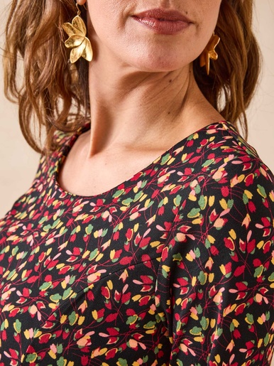 Robe en maille fluide