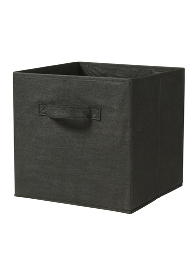 Cube pliable de rangement intissé - Casâme - Noir