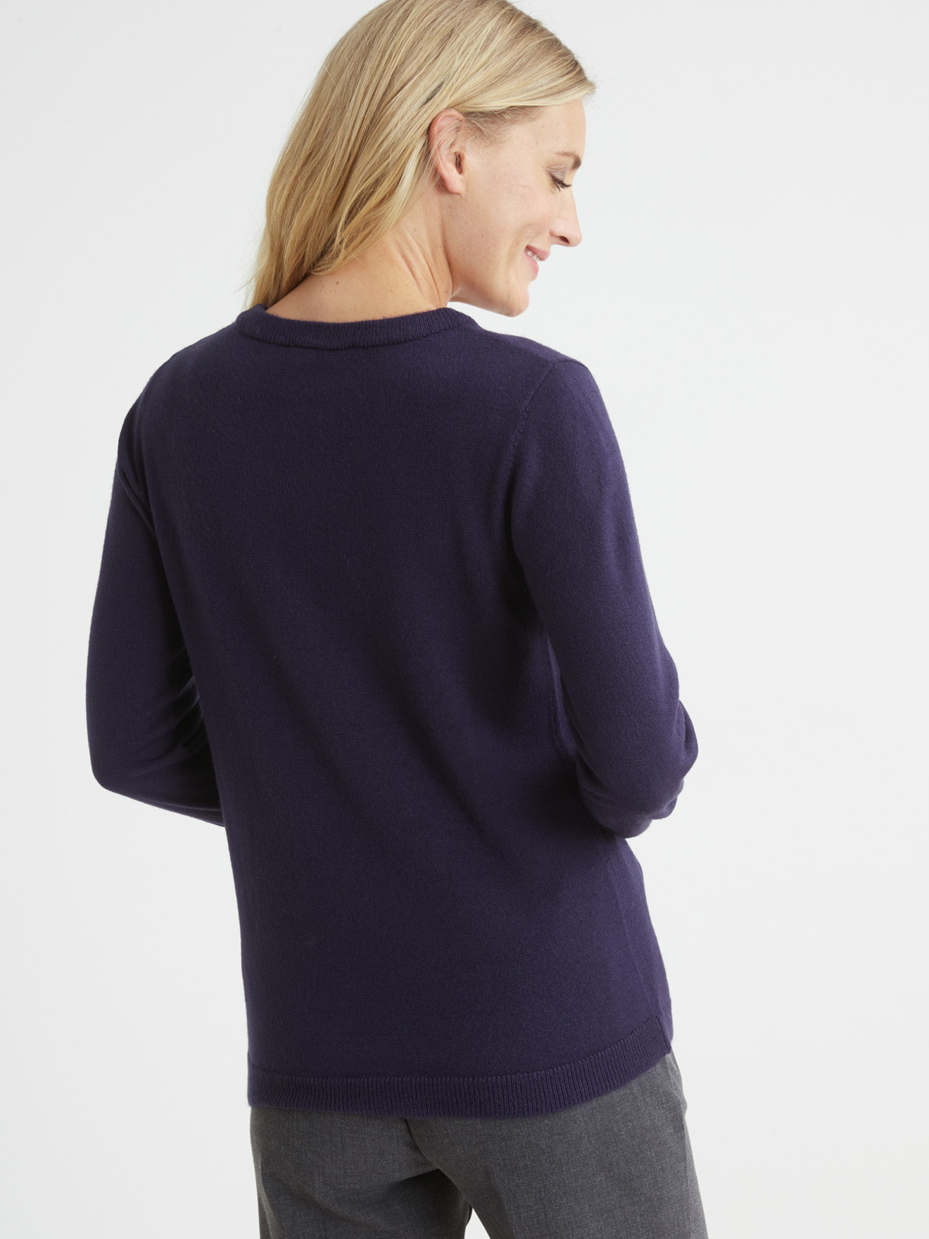 Pull toucher cachemire - Daxon - Marine