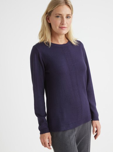 Pull toucher cachemire - Daxon - Marine