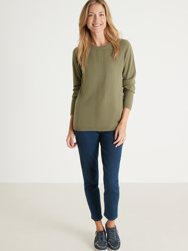 Pull toucher cachemire