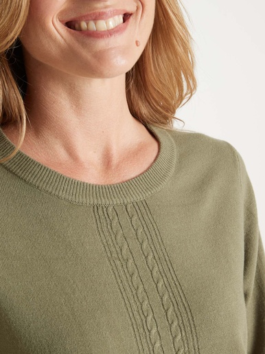 Pull toucher cachemire