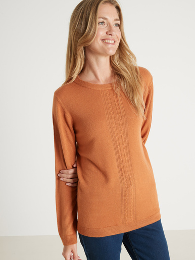 Pull toucher cachemire - Daxon - Noisette