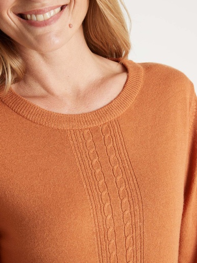 Pull toucher cachemire