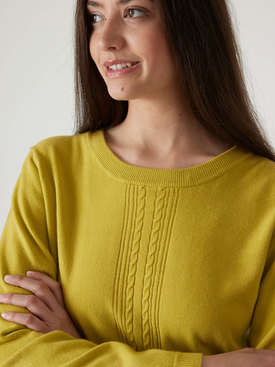 Pull toucher cachemire