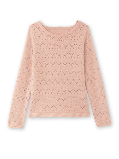 Pull fantaisie avec laine et alpaga - Daxon - 