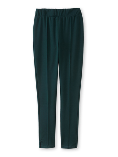 Pantalon droit élastiqué maille milano