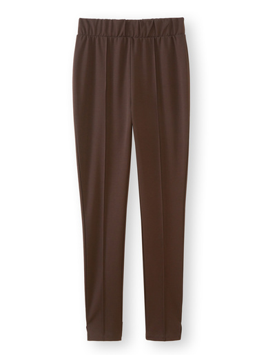 Pantalon droit élastiqué maille milano