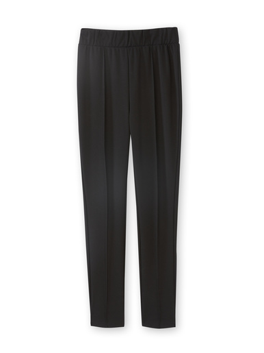 Pantalon droit élastiqué maille milano