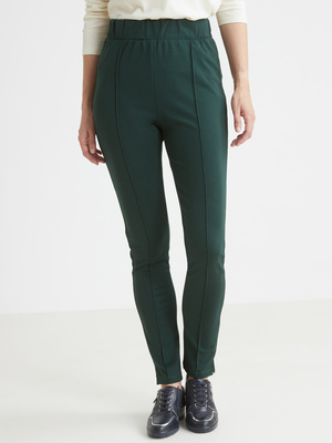 Pantalon droit élastiqué maille milano