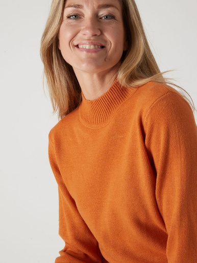 Pull col montant manches longues - Daxon - 