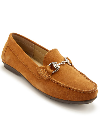 Mocassins cuir velours extra flexibles