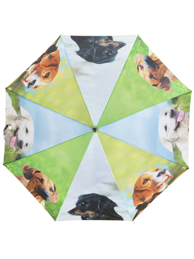 Parapluie fantaisie motifs chiens -  - Imprimé chiens
