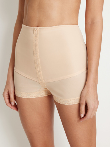 Gaine-culotte à plastron devant - Daxon - Chair