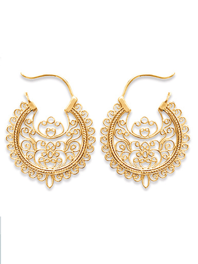 Boucles d'oreilles arabesques