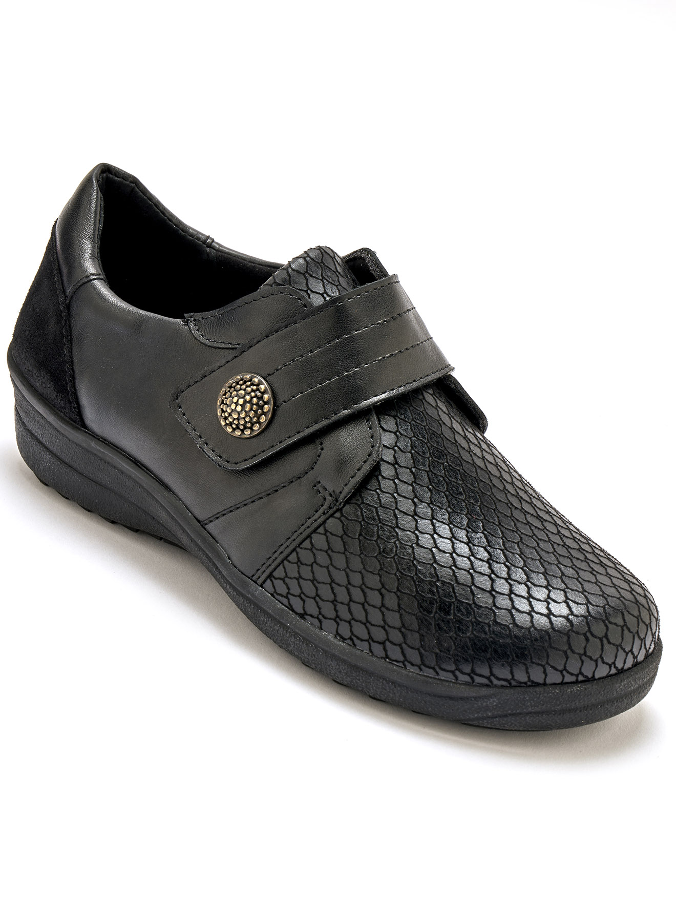 Daxon Clearance Daxon Chaussures Femme Grande Largeur Derbies