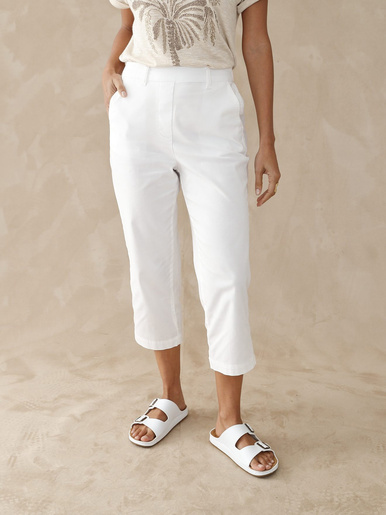 Pantacourt extensible - Daxon - Blanc