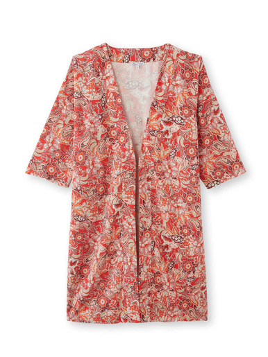 Veste longue forme kimono